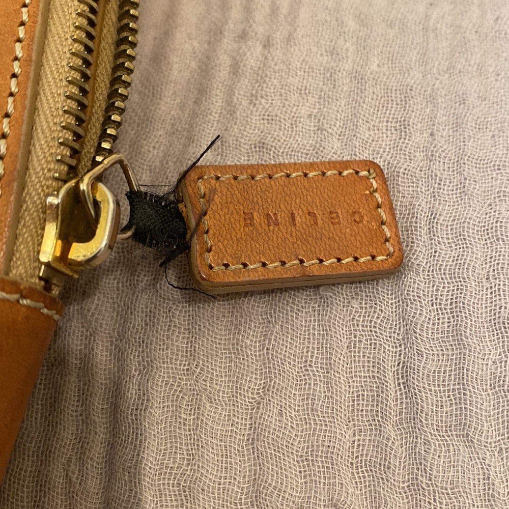 Celine Vintage Tan Backpack Elegant and Functional - Picture 10 of 13